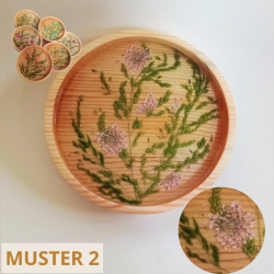 Untersetzer - Wildgräser & Trockenblumen