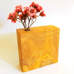 Holzvase - Ginkgo/klein | Blanja Shop