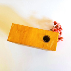 Holzvase - Ginkgo/klein | Blanja Shop