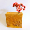 Holzvase - Ginkgo/klein | Blanja Shop