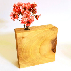 Wooden vase - walnut/small