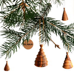 Holzbäumchen, Anhänger | Blanja Shop