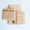 Untersetzer - Mais, eckig, natur/rot | Blanja Shop