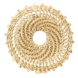 Untersetzer - Mais, rund, natur/mittel | Blanja Shop