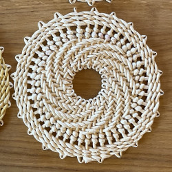 Untersetzer - Mais, rund, natur/mittel | Blanja Shop