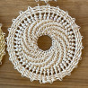 round coasters - beige from "corn leaves" in medium