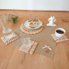 Untersetzer - Mais, rund, natur/mittel | Blanja Shop