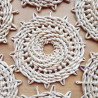round coasters - beige from "corn leaves" in small
