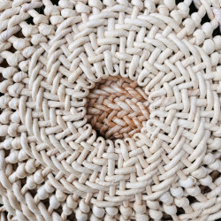 round coasters - beige from "corn leaves" in large