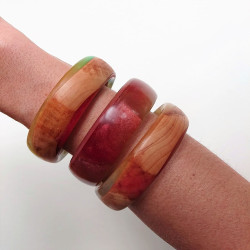 Armreifen - Epoxy, rot | Blanja Shop