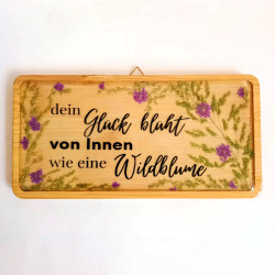 Holzdeko Tafelbild - Glück | Blanja Shop