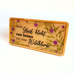 Holzdeko Tafelbild - Glück | Blanja Shop