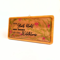 Holzdeko Tafelbild - Glück | Blanja Shop