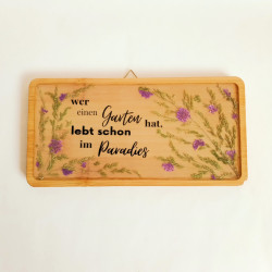 Holzdeko Tafelbild - Paradies | Blanja Shop