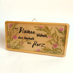 HolzDeko Tafelbild - Herz | Blanja Shop