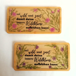 Holzdeko Tafelbild - Wildblume | Blanja Shop
