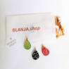 Anhänger, violett/Blattmetall + Kette | Blanja Shop