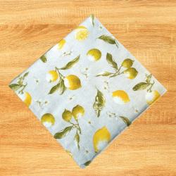 Mitteldecke 80x80cm - mit Zitronen  | Blanja Shop