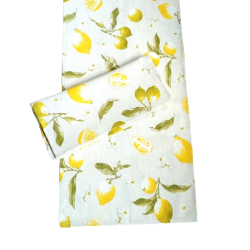 Table cloth 40x140cm - lemons