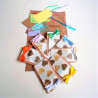 Ohrringe, Tropfen mit goldenem Blattmetall | Blanja Shop
