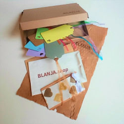 Ohrringe, Tropfen mit goldenem Blattmetall | Blanja Shop