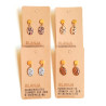 Ohrringe, Lunette, vergoldet | Blanja Shop