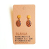 Ohrringe, Lunette, vergoldet | Blanja Shop