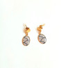 Ohrringe, Lunette, vergoldet | Blanja Shop