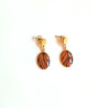 Ohrringe, Lunette, vergoldet | Blanja Shop