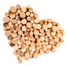 HolzDeko in Herzform | Blanja Shop