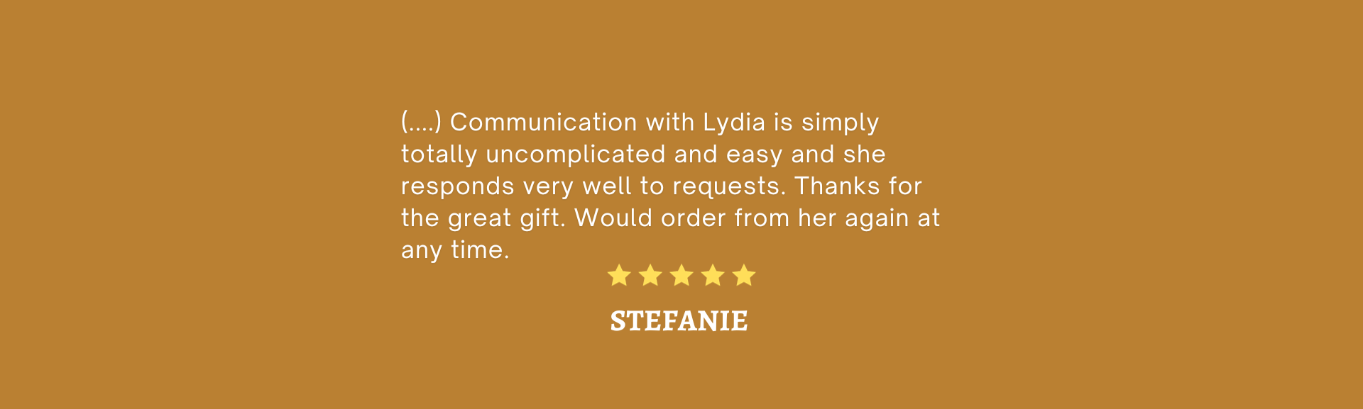 Review Stefanie